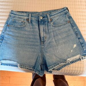 American Eagle Outfitters Light Blue Jean Shorts